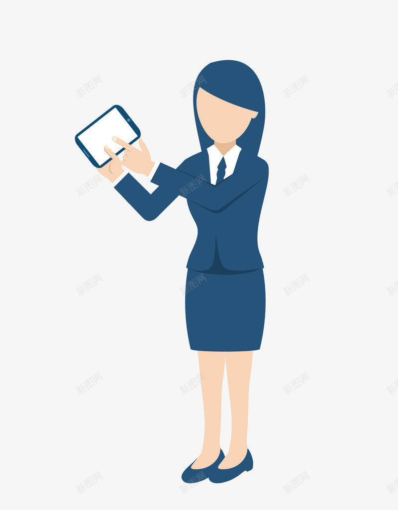 工作服女人png免抠素材_88icon https://88icon.com 一个 一部 卡通 女人 工作服 平板电脑 短裙