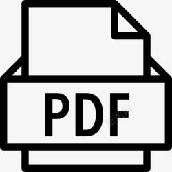 PDF扩展PDF图标高清图片