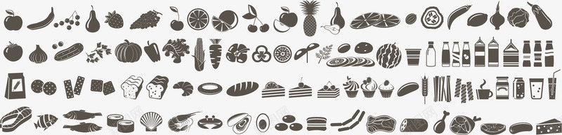 日月系列膳食系列标图标图标