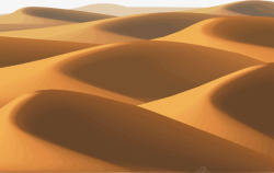 手绘沙漠矢量图素材