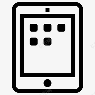mobile装置iPad移动平板电脑技术4图标图标