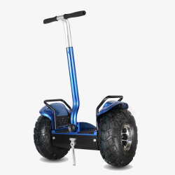 蓝色烤漆智能电动两轮越野型平衡车高清图片