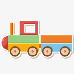 卡通小火车素材
