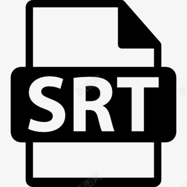 文件格式SRT文件的格式符号图标图标