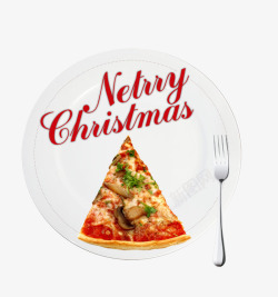 英文学习方法大全圣诞节快乐和披萨高清图片