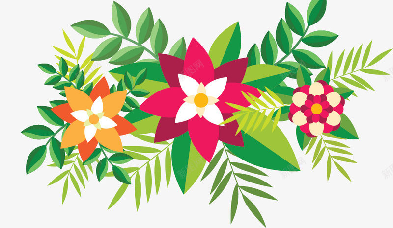 玫红花朵婚礼边框矢量图ai免抠素材_88icon https://88icon.com 婚礼花丛 婚礼请帖 婚礼边框 浪漫花丛 玫红花朵 矢量png 矢量图