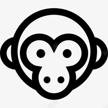 海里哺乳动物猴子图标图标