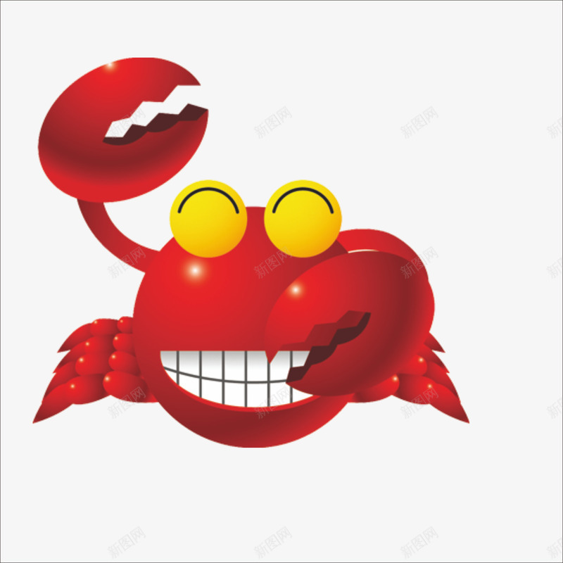 螃蟹png免抠素材_88icon https://88icon.com 卡通螃蟹 蟹子
