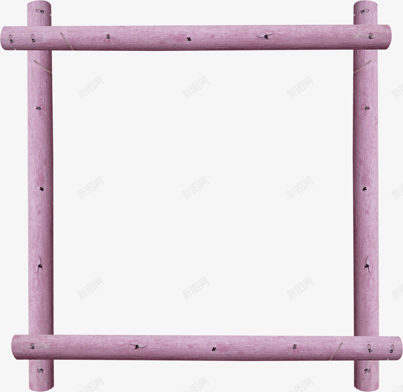 紫色木棍方框png免抠素材_88icon https://88icon.com 方框 木棍方框 紫色方框