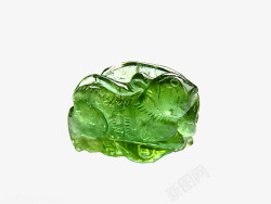 晶体剔透绿色碧玺宝石高清图片