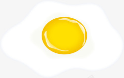 金黄色的荷包蛋素材