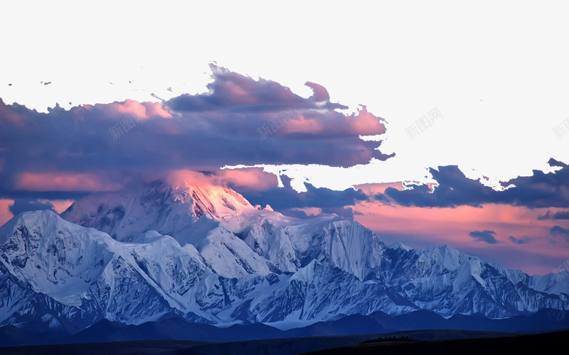 四川贡嘎山雪山四psd免抠素材_88icon https://88icon.com 名胜古迹 旅游风景 著名建筑