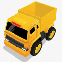 黄色卡车素材