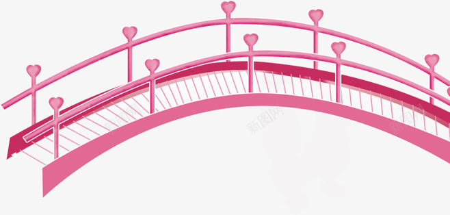 粉色爱情建筑小桥png免抠素材_88icon https://88icon.com 光泽 卡通 可爱 台阶 粉色 约会 纹理 质感