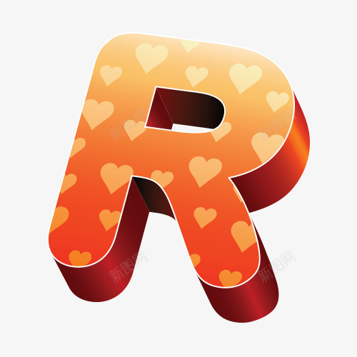 Rpng免抠素材_88icon https://88icon.com 光泽 字母 立体