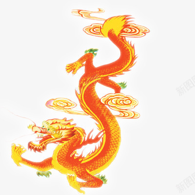 龙图案png免抠素材_88icon https://88icon.com 动物 神兽 象征权威