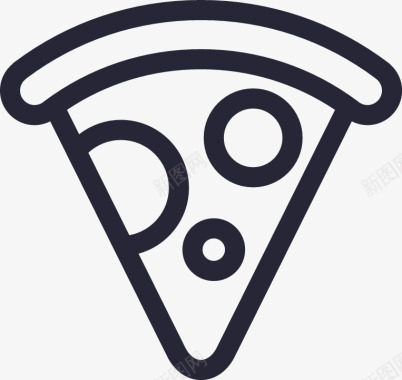 披萨矢量图图标图标