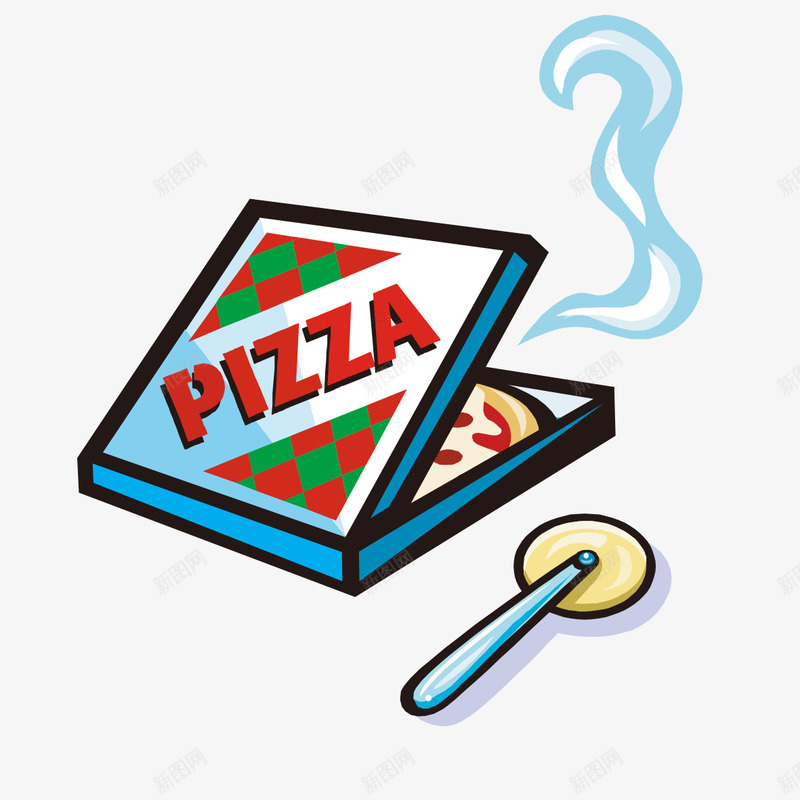 手绘披萨盒图案png免抠素材_88icon https://88icon.com 图案 手绘 披萨盒 飞机盒