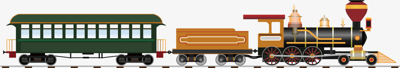 火车拉货火车矢量图ai免抠素材_88icon https://88icon.com 拉货火车 火车 矢量图