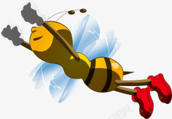 蜜蜂卡通人物素材