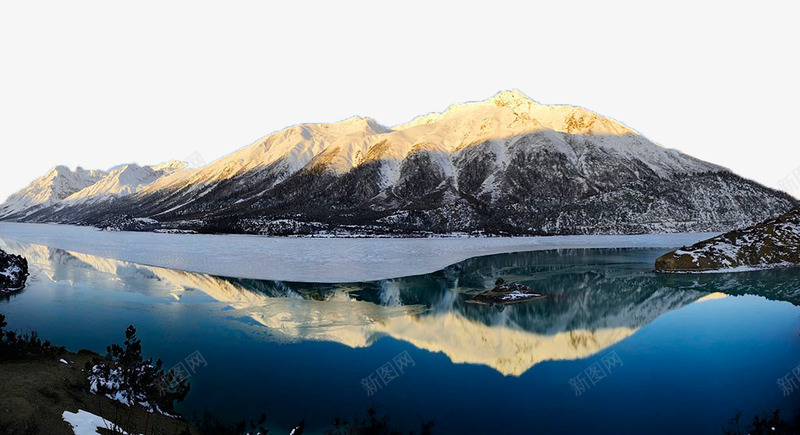 雪山风景png免抠素材_88icon https://88icon.com 地理地貌 山 湖水 雪山 风景素材