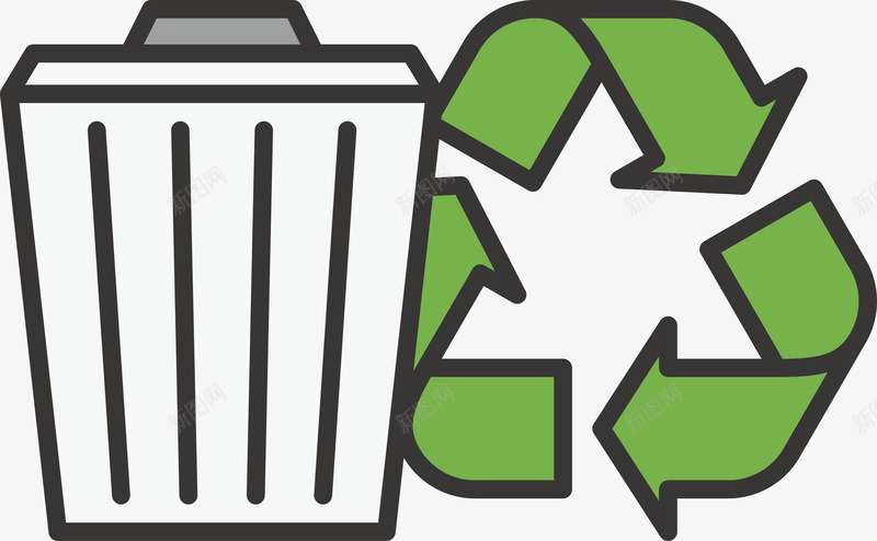 垃圾回收利用循环png免抠素材_88icon https://88icon.com 低碳 回收利用 垃圾 垃圾桶 循环 环保 环境 环境保护 生态 绿化