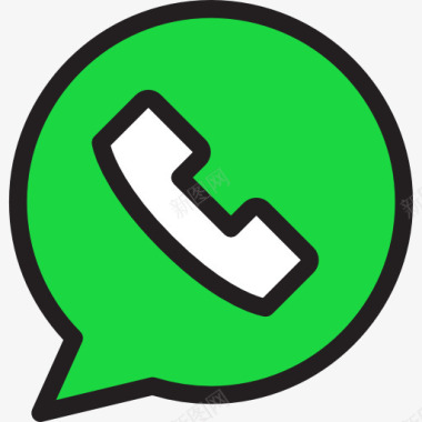 网络云标志WhatsApp图标图标