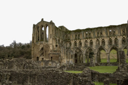 英国里沃兹修道院建筑风景一素材
