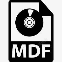 音频光盘MDF文件格式变图标高清图片