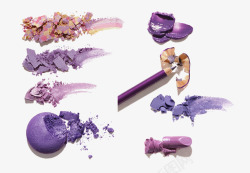 紫色膏状BB霜粉底液素材