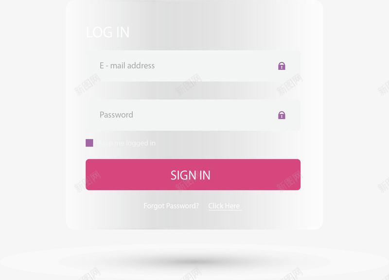 精美半透明效果登录框矢量图ai免抠素材_88icon https://88icon.com 会员登录 半透明 登录 登录框 登录界面 矢量png 矢量图