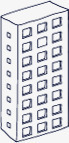 手绘黑色建筑高楼png免抠素材_88icon https://88icon.com 建筑 高楼 黑色