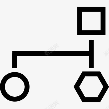 几何图形拼接几何图形的轮廓图形图标图标