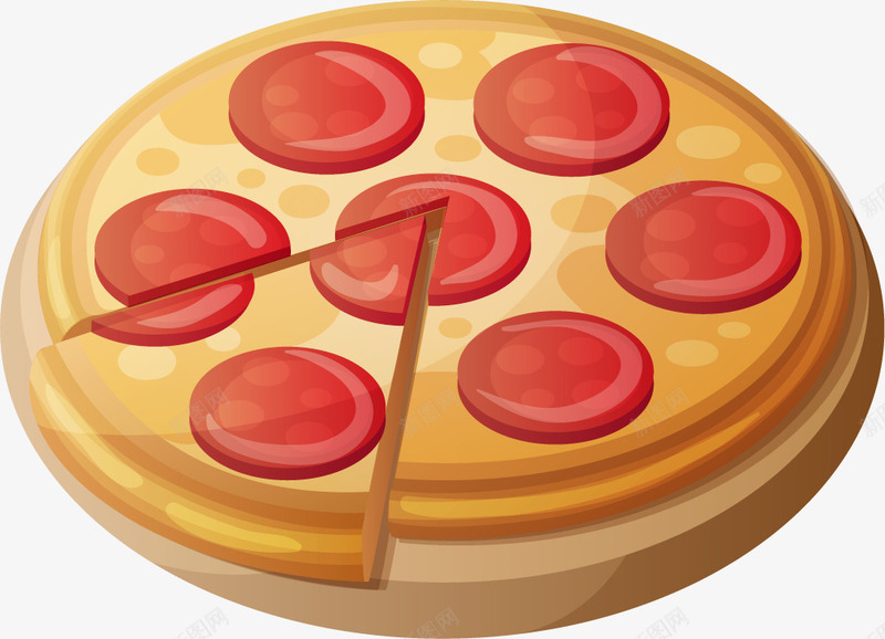 卡通披萨装饰图案png免抠素材_88icon https://88icon.com 免抠PNG 培根披萨 意大利披萨 美味 美食 餐厅