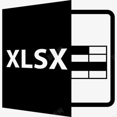 闪电符号xlsx文件格式符号图标图标