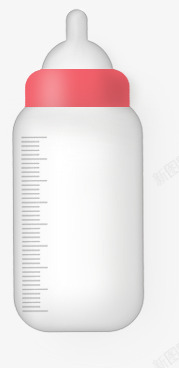 白色奶瓶卡通海报背景素材