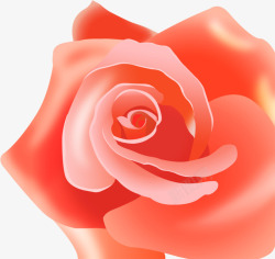 手绘红色玫瑰外国海报素材