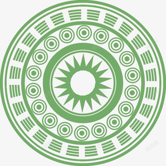 圆形Q版H5游戏界面png免抠素材_88icon https://88icon.com H5游戏界面 H5界面 Q版 免抠 免抠素材 免费 免费下载 圆形 绿色 花纹