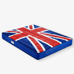 产品实物米字床垫英国国旗素材
