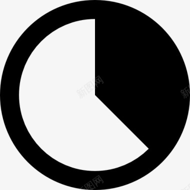 时间圆形时钟图标图标