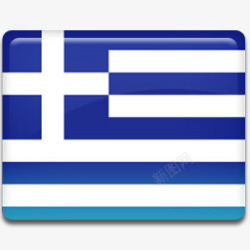 greece希腊国旗图标高清图片