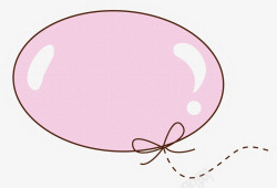 粉色圆形对话框促销标签素材