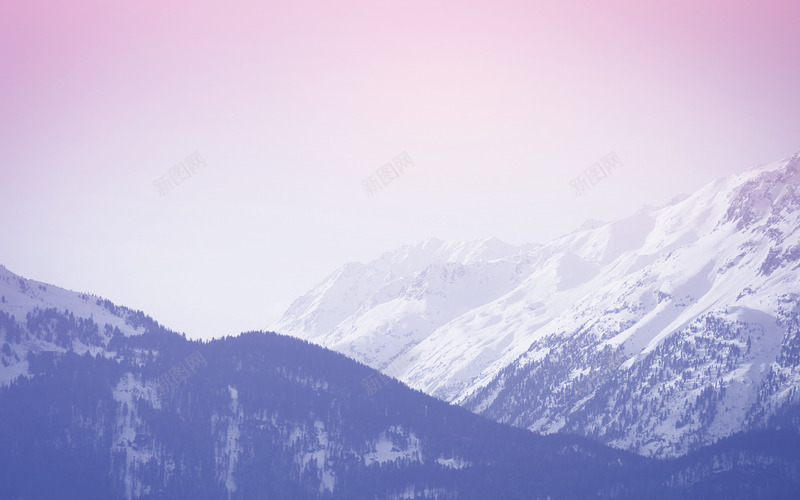 朦胧雪山唯美背景图png免抠素材_88icon https://88icon.com 唯美背景图 朦胧 雪山