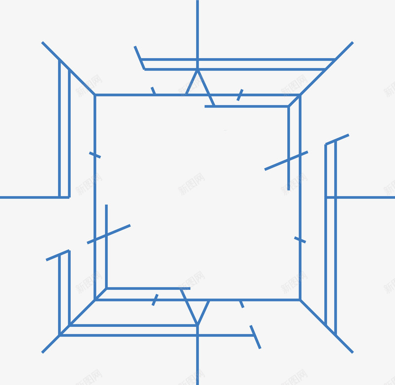 简约线条边框纹理矢量图ai免抠素材_88icon https://88icon.com 几何样式 几何线条 图案 线条 线条样式 线条纹理 矢量图