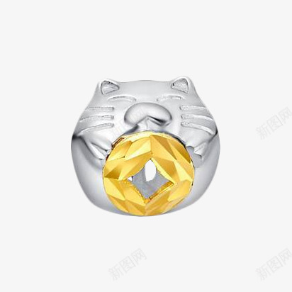 周大福招财猫铂金转运珠png免抠素材_88icon https://88icon.com FOLLOW 产品实物 吊坠 周大福 招财猫 转运珠 铂金