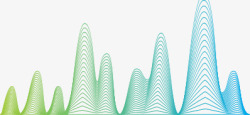 声波装饰卡通创意声波装饰样式高清图片