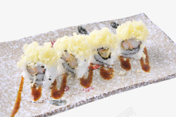 食物寿司卷雪花公主卷寿司高清图片