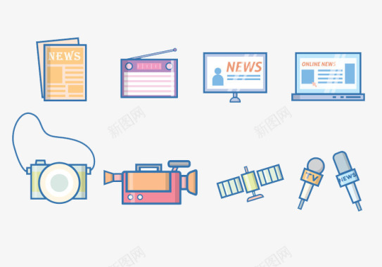 新闻图标新闻图标图标