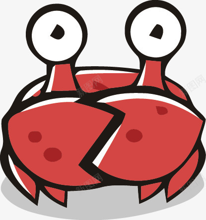 卡通手绘可爱蟹螃蟹png免抠素材_88icon https://88icon.com 卡通 可爱 手绘 螃蟹 蟹