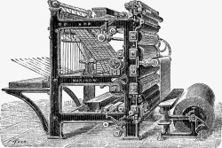 工业时代机器矢量图素材